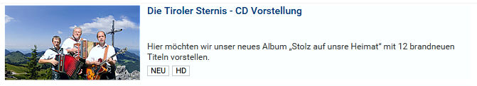 neue cd